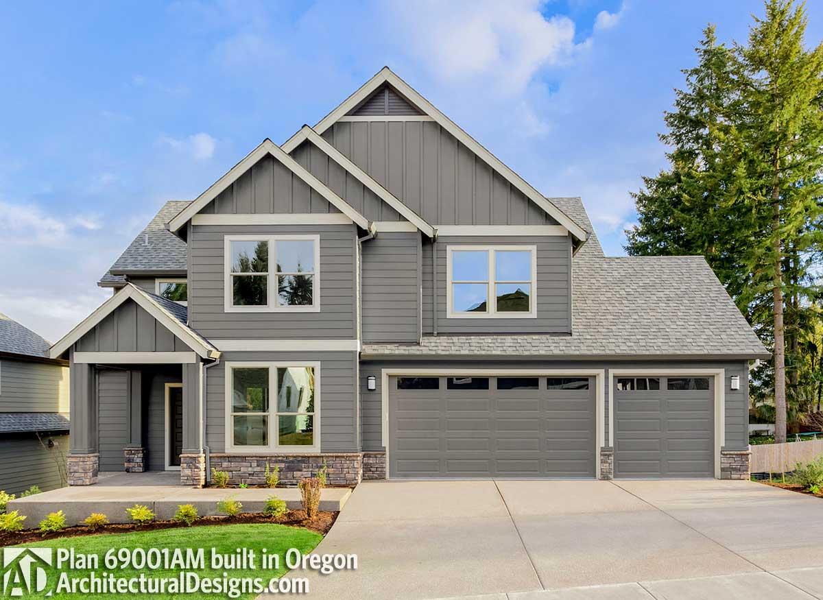 build gallery item - House Plan 69001AM Comes To Life In Oregon!