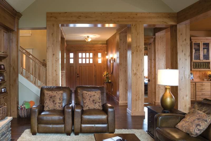 Plan 69002AM: Charming and Luxurious Craftsman Home Plan with Angled 3-Car Garage - 2907 Sq Ft - Image #4 - Craftsman, Mountain, Northwest, Rustic