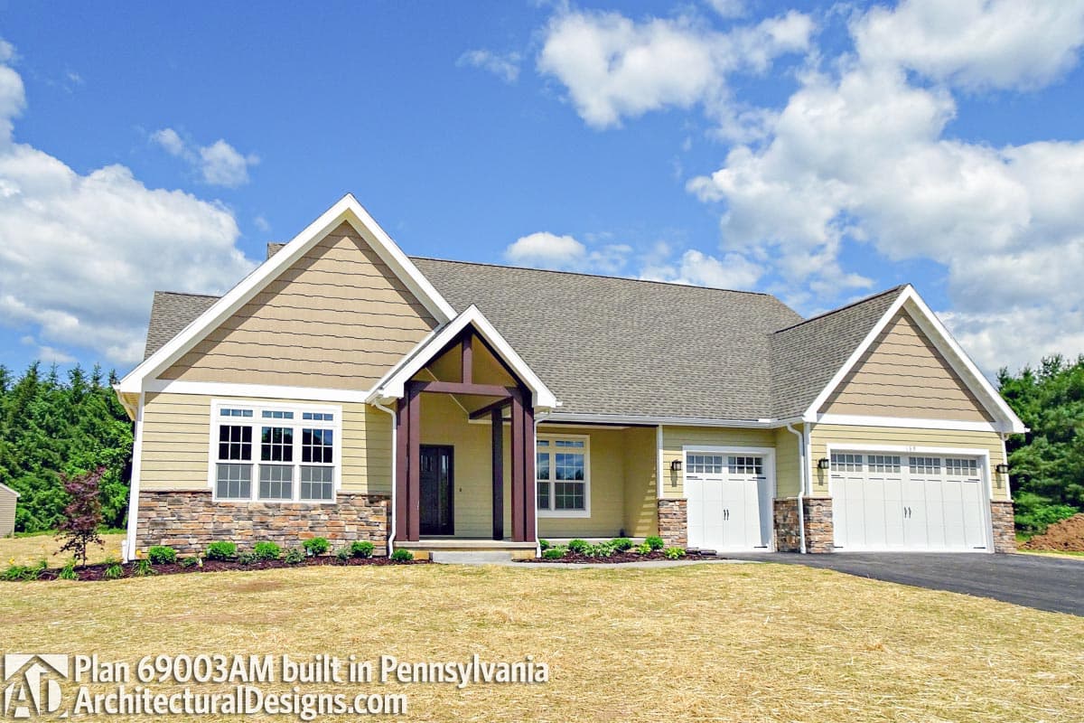 build gallery item - House Plan 69003AM comes to life in Pennsylvania