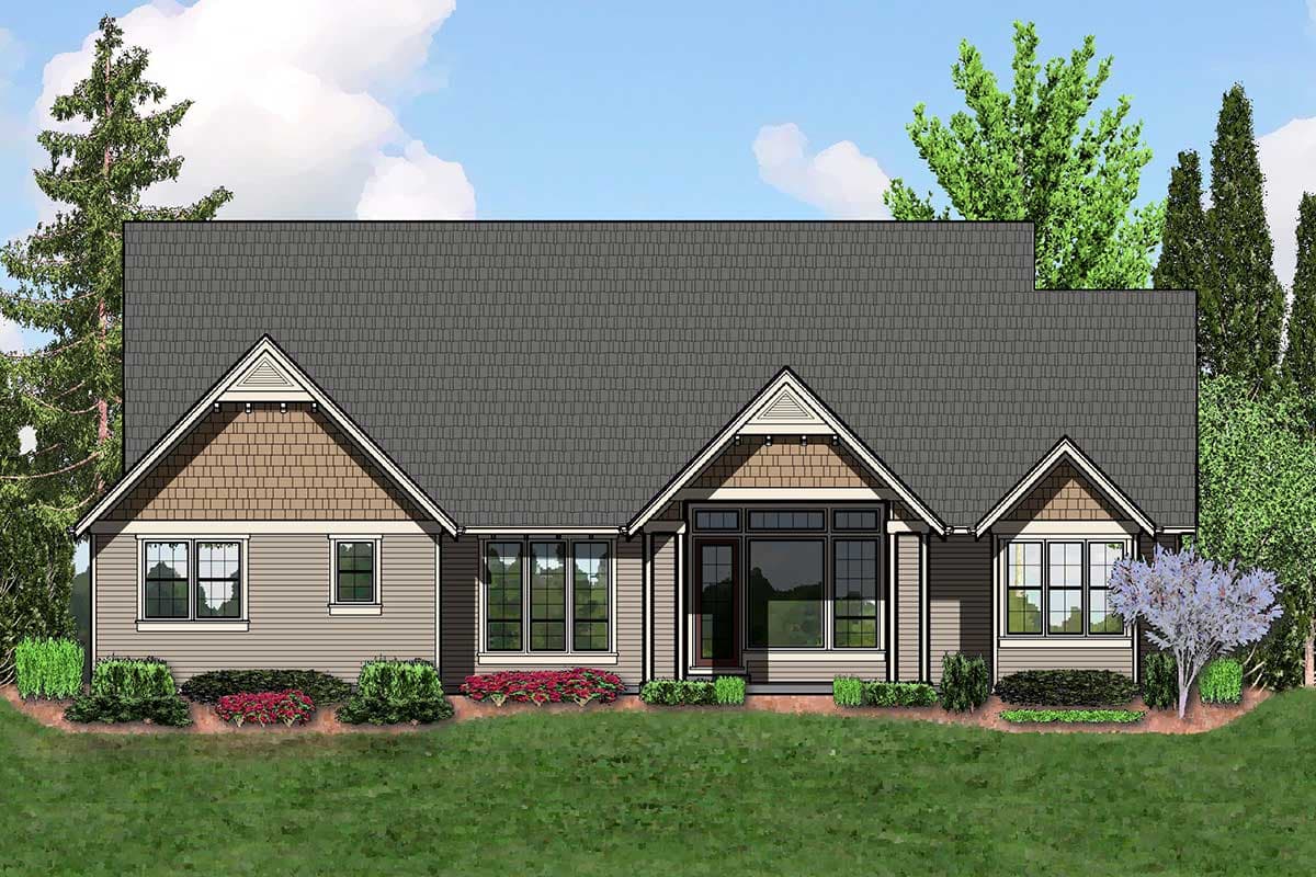 Plan 69003AM: Spacious Home Plan with Ample Storage - Image #11 - Country, Craftsman, Northwest