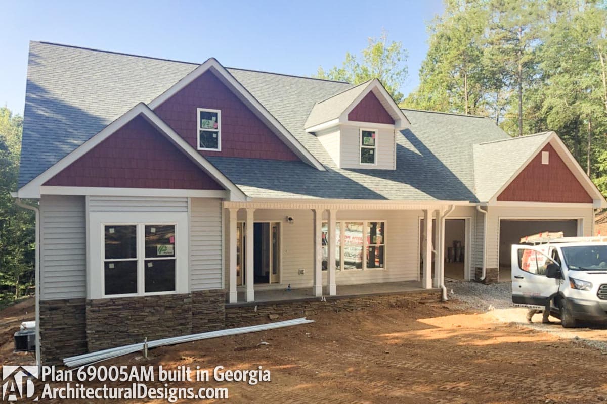 build gallery item - House Plan 69005AM Comes to Life in Georgia