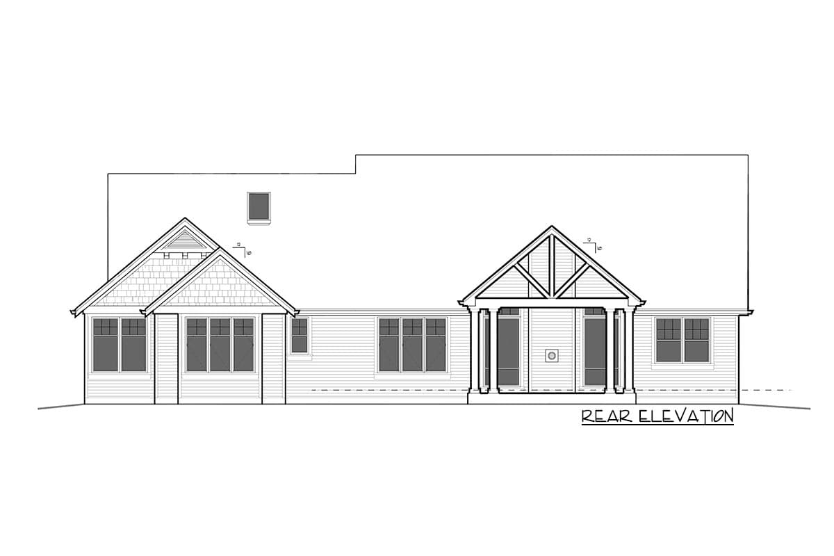 Plan 69005AM: One-Story Cottage with Home Office and Bonus - 2373 Sq Ft - Image #24 - Craftsman, Northwest