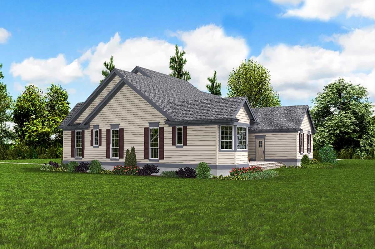 Plan 69021AM: Country House Plan With Two Covered Porches - 2367 Sq Ft - Image #9 - Country