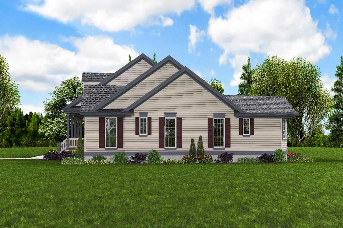 Plan 69021AM: Country House Plan With Two Covered Porches - 2367 Sq Ft - Image #10 - Country