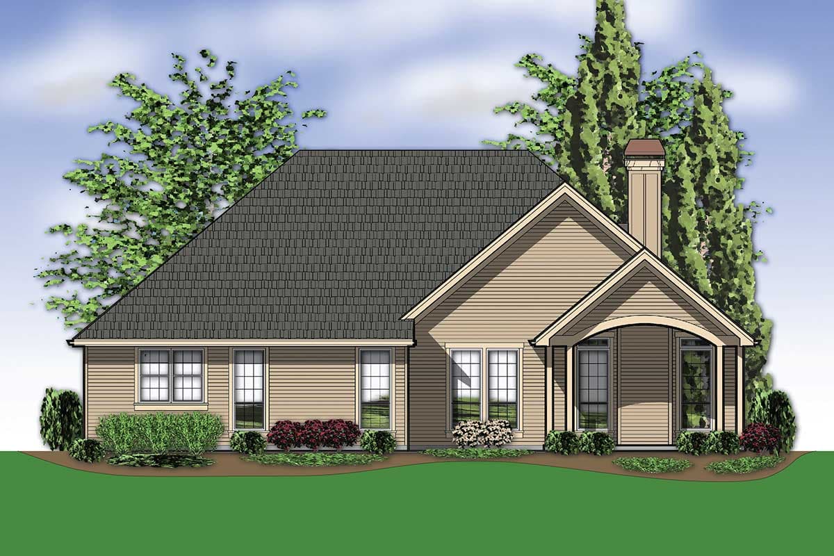 Plan 69022AM: Single Story Northwest Cottage Plan with 2-Car Garage - Image #11 - Cottage, Northwest