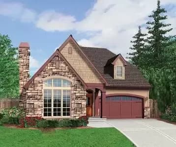Two-Story Cottage Plan