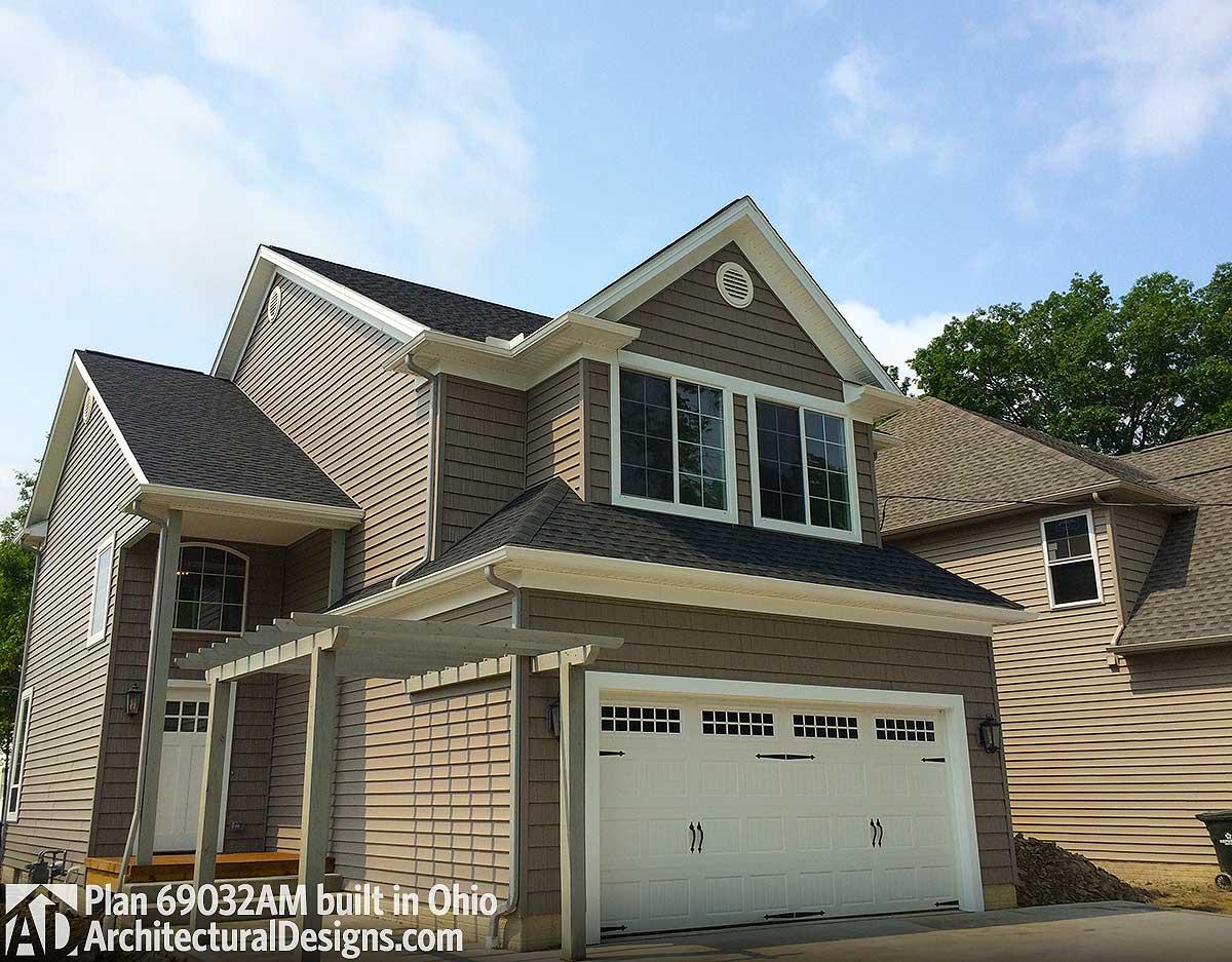 build gallery item - House Plan 69032AM comes to life Ohio!