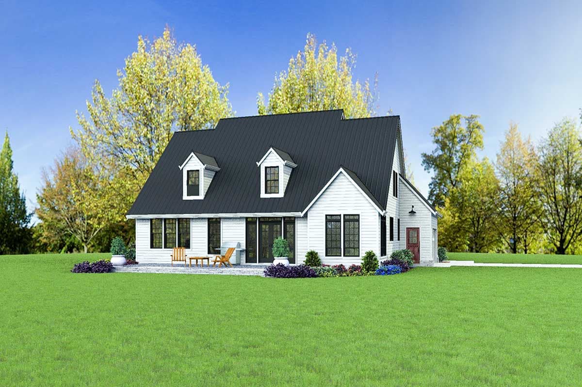 Plan 69037AM: Country Home Plan with 3 Functional Dormers - 2561 Sq Ft - Image #7 - Country, Farmhouse, Traditional