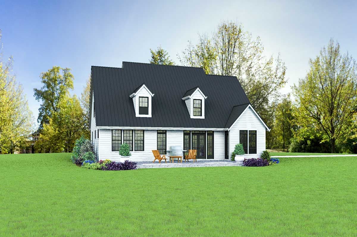Plan 69037AM: Country Home Plan with 3 Functional Dormers - 2561 Sq Ft - Image #9 - Country, Farmhouse, Traditional