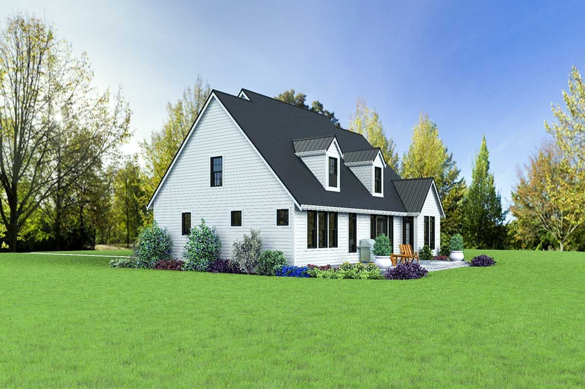 Plan 69037AM: Country Home Plan with 3 Functional Dormers - 2561 Sq Ft - Image #10 - Country, Farmhouse, Traditional