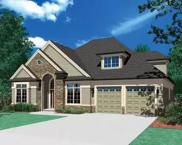 Traditional House Plan with Two Flex Rooms - 2280 Sq Ft