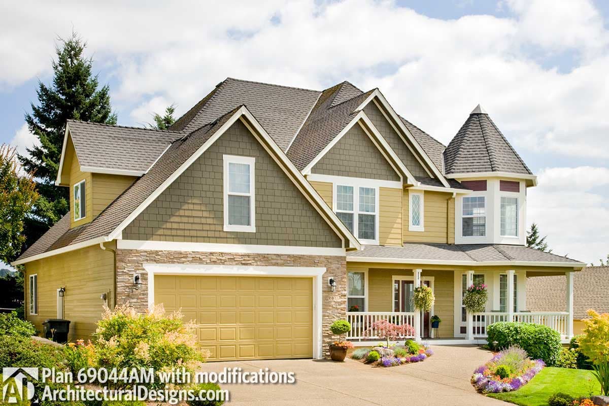 Plan 69044AM: Victorian House Plan With Wraparound Porch - 2518 Sq Ft - Image #4 - Country, Farmhouse, Victorian