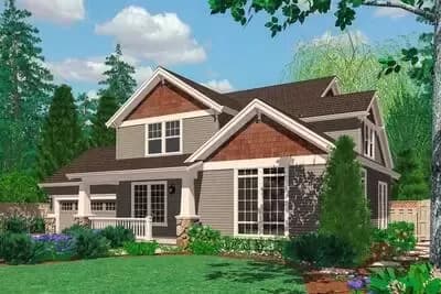Great Family Craftsman Home Plan