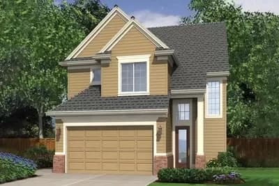 30ft-Wide Traditional House Plan with Open Living Area