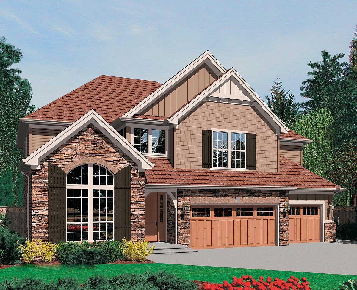 Plan 69051AM: Craftsman Plan With Tall Ceilings - Image #8 - Traditional