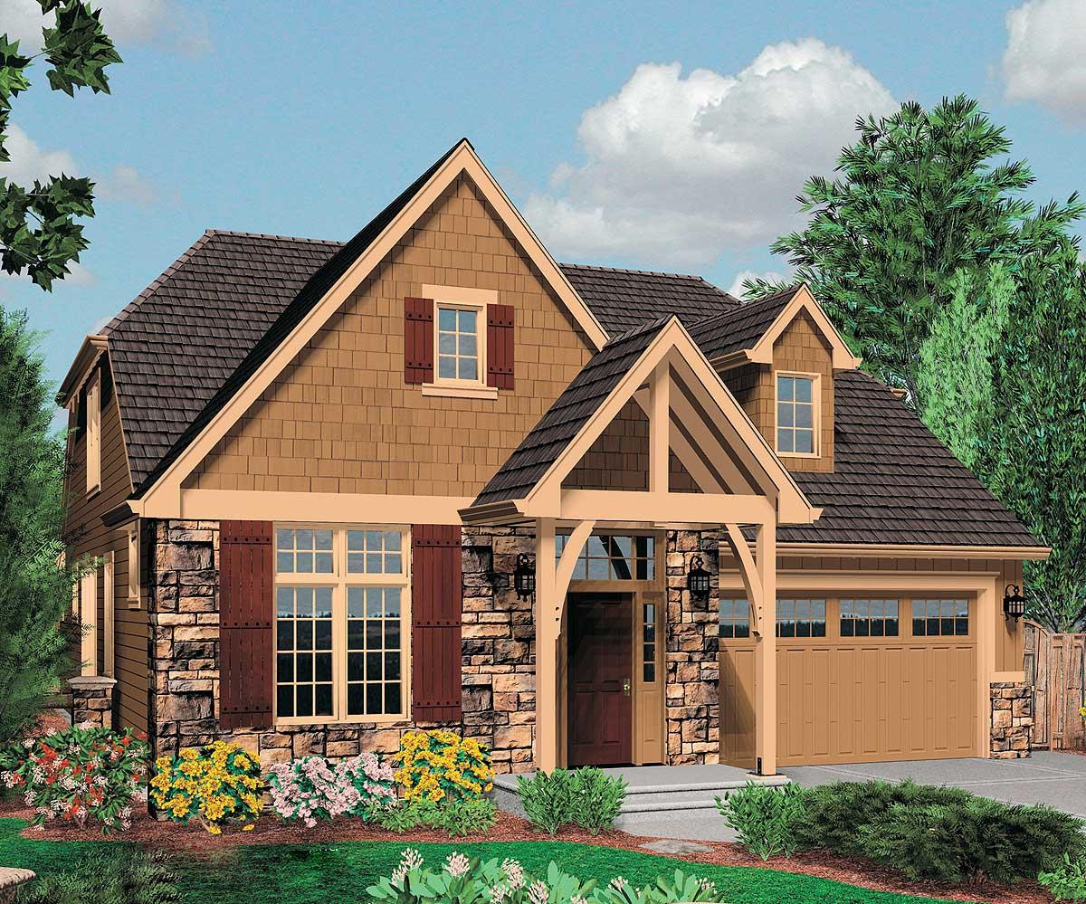 Plan 69053AM: Quaint And Functional Craftsman Home Plan - Image #8 - Cottage, Country, Craftsman, Rustic, Traditional