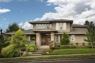 4-bed Prairie House Plan with Two Story Great Room - 3700 Sq Ft