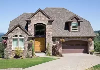 Stone Facade Home Plan