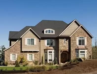 Stately Stone Facade