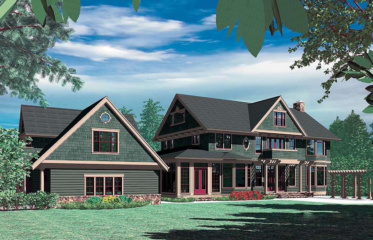 Plan 69078AM: Farmhouse With Lots of Amenities - 5180 Sq Ft - Image #17 - Country, Farmhouse, Traditional