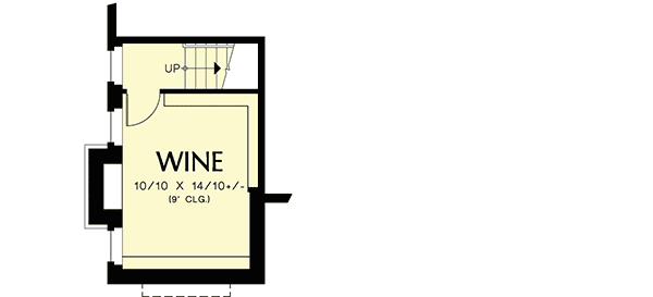 Plan 69093AM: European Elegance with Wine Room - Floor Plan - Wine Room  - European, Mediterranean, Spanish