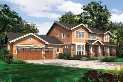 Craftsman Plan with Bright Natural Light