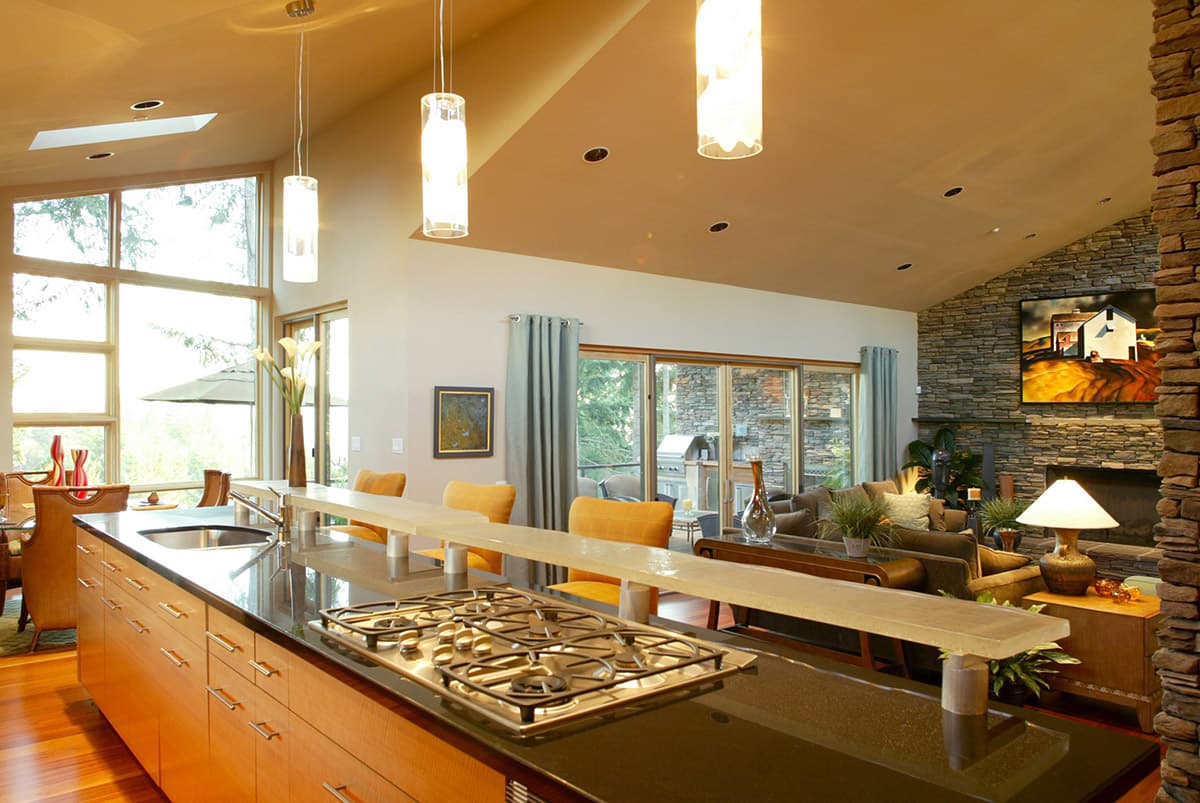 Plan 69113AM: Mid-Century Modern House Plan with Finished Lower Level - 4600 Sq Ft - Image #10 - Contemporary, Mid Century Modern, Northwest