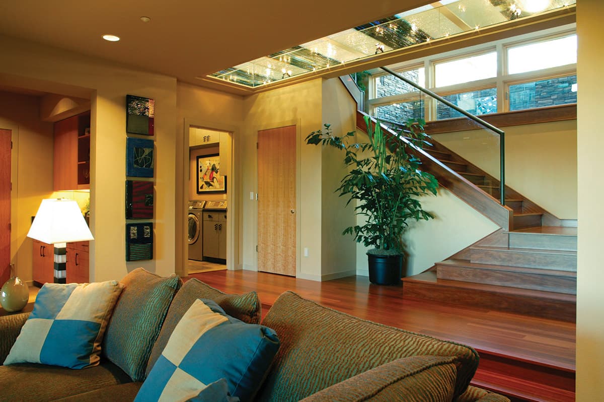 Plan 69113AM: Mid-Century Modern House Plan with Finished Lower Level - 4600 Sq Ft - Image #12 - Contemporary, Mid Century Modern, Northwest