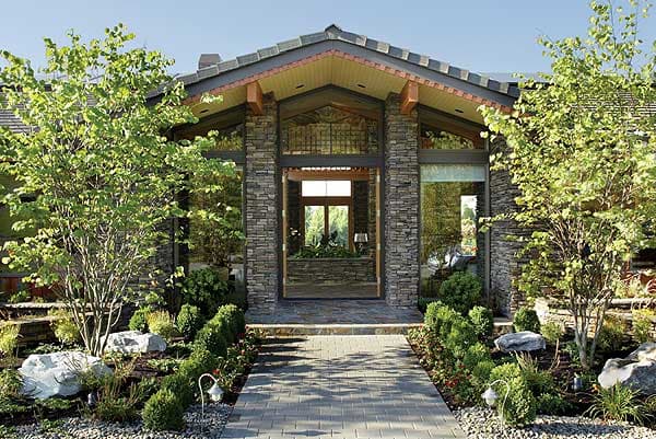 Plan 69114AM: Unique X-Shaped House Plan with Private Studio Space - Image #4 - Mid Century Modern, Modern, Northwest, Prairie, Ranch