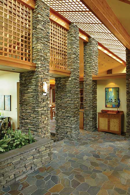 Plan 69114AM: Unique X-Shaped House Plan with Private Studio Space - Image #12 - Mid Century Modern, Modern, Northwest, Prairie, Ranch