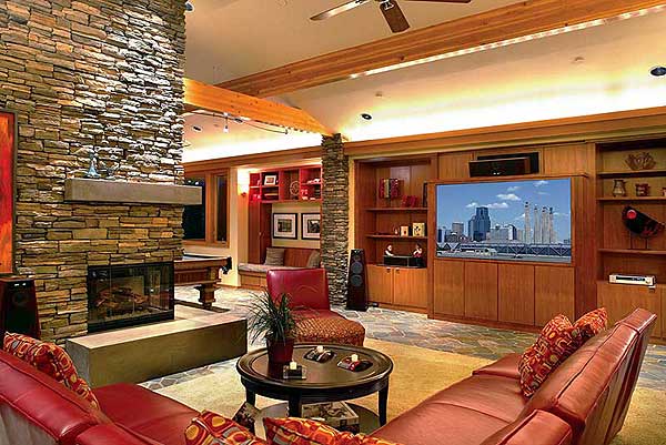 Plan 69114AM: Unique X-Shaped House Plan with Private Studio Space - Image #15 - Mid Century Modern, Modern, Northwest, Prairie, Ranch