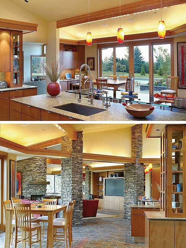 Plan 69114AM: Unique X-Shaped House Plan with Private Studio Space - Image #21 - Mid Century Modern, Modern, Northwest, Prairie, Ranch