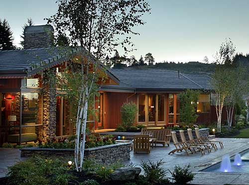 Plan 69114AM: Unique X-Shaped House Plan with Private Studio Space - Image #6 - Mid Century Modern, Modern, Northwest, Prairie, Ranch