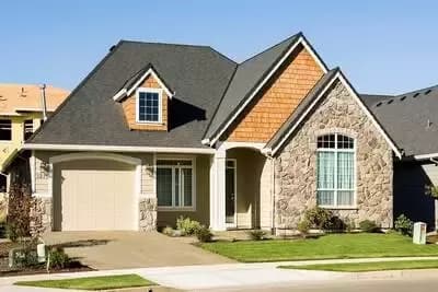 Cottage Plan with Vaulted Ceilings and Fireplace - 1569 Sq Ft
