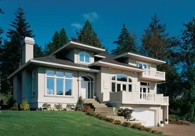 3-Bedroom House Plan for an Up-Sloping Lot - 3443 Sq Ft