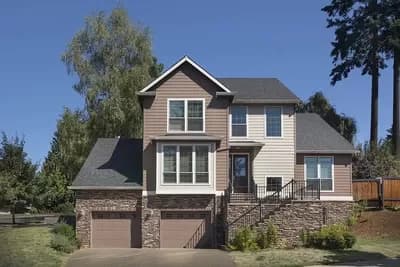 Traditional Sloping Lot Plan with Gourmet Kitchen