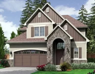 4 Bedroom Plan with Narrow Footprint