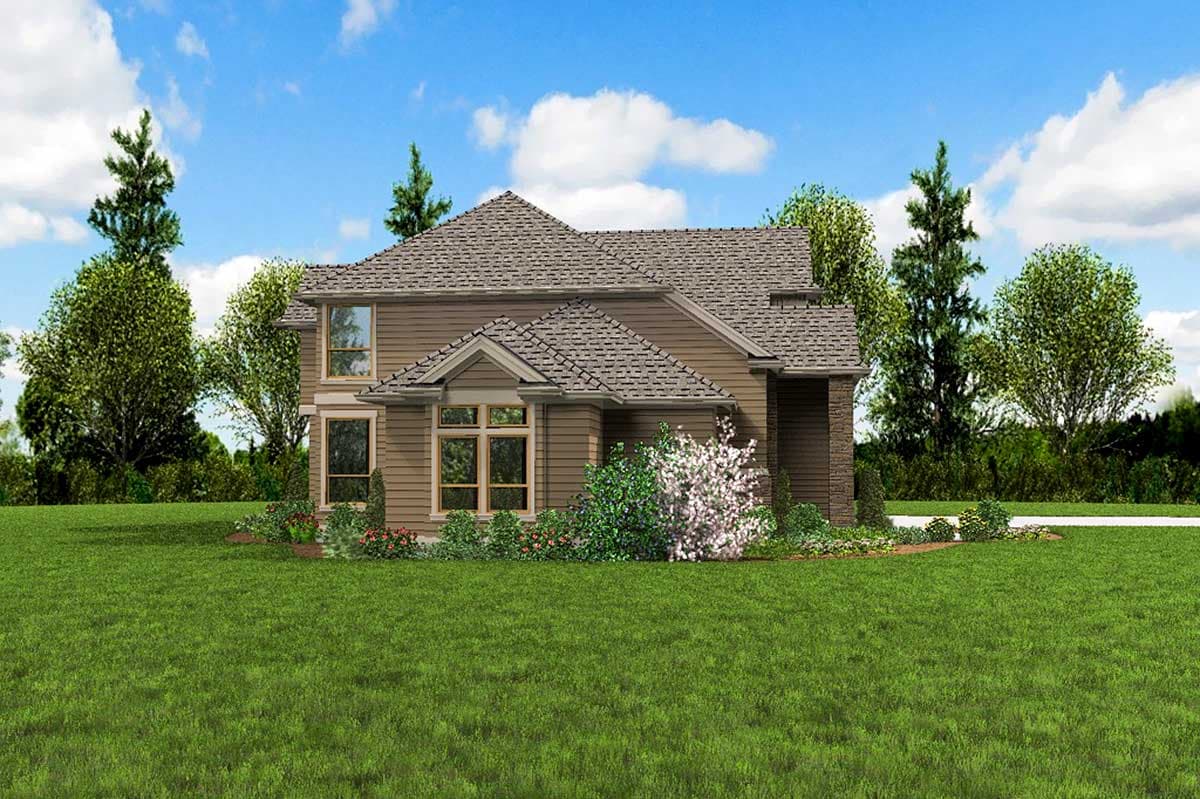 Plan 69137AM: Huge Walk-in Closet has Own Washer/Dryer - Image #5 - Northwest, Traditional