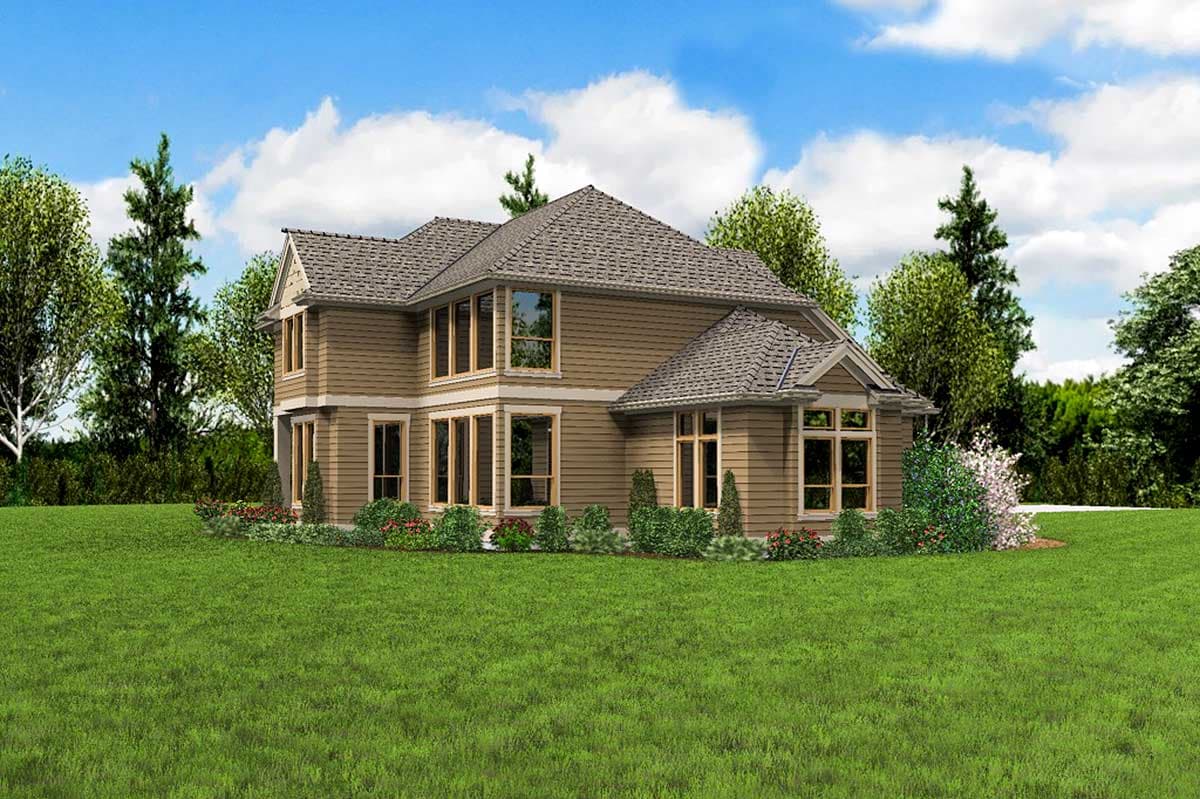 Plan 69137AM: Huge Walk-in Closet has Own Washer/Dryer - Image #6 - Northwest, Traditional