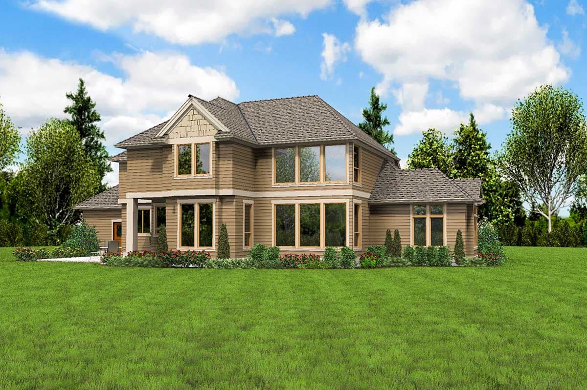 Plan 69137AM: Huge Walk-in Closet has Own Washer/Dryer - Image #7 - Northwest, Traditional