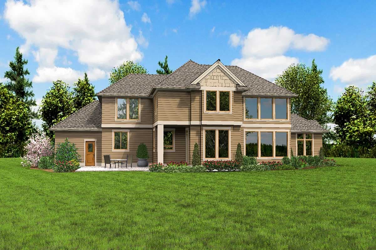 Plan 69137AM: Huge Walk-in Closet has Own Washer/Dryer - Image #8 - Northwest, Traditional