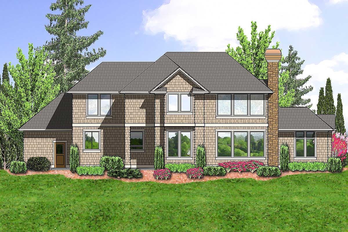 Plan 69137AM: Huge Walk-in Closet has Own Washer/Dryer - Image #13 - Northwest, Traditional