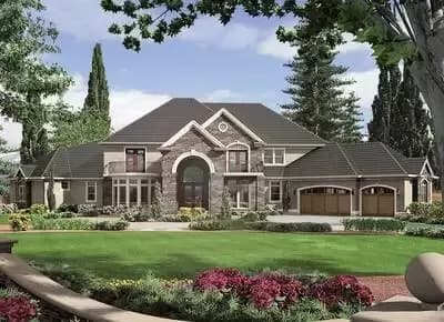 Grand Interior, Plus Outdoor Living and Kitchen