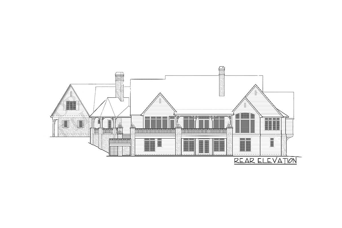 Plan 69142AM: Almost 9000 Square Feet of Luxury - Image #6 - European