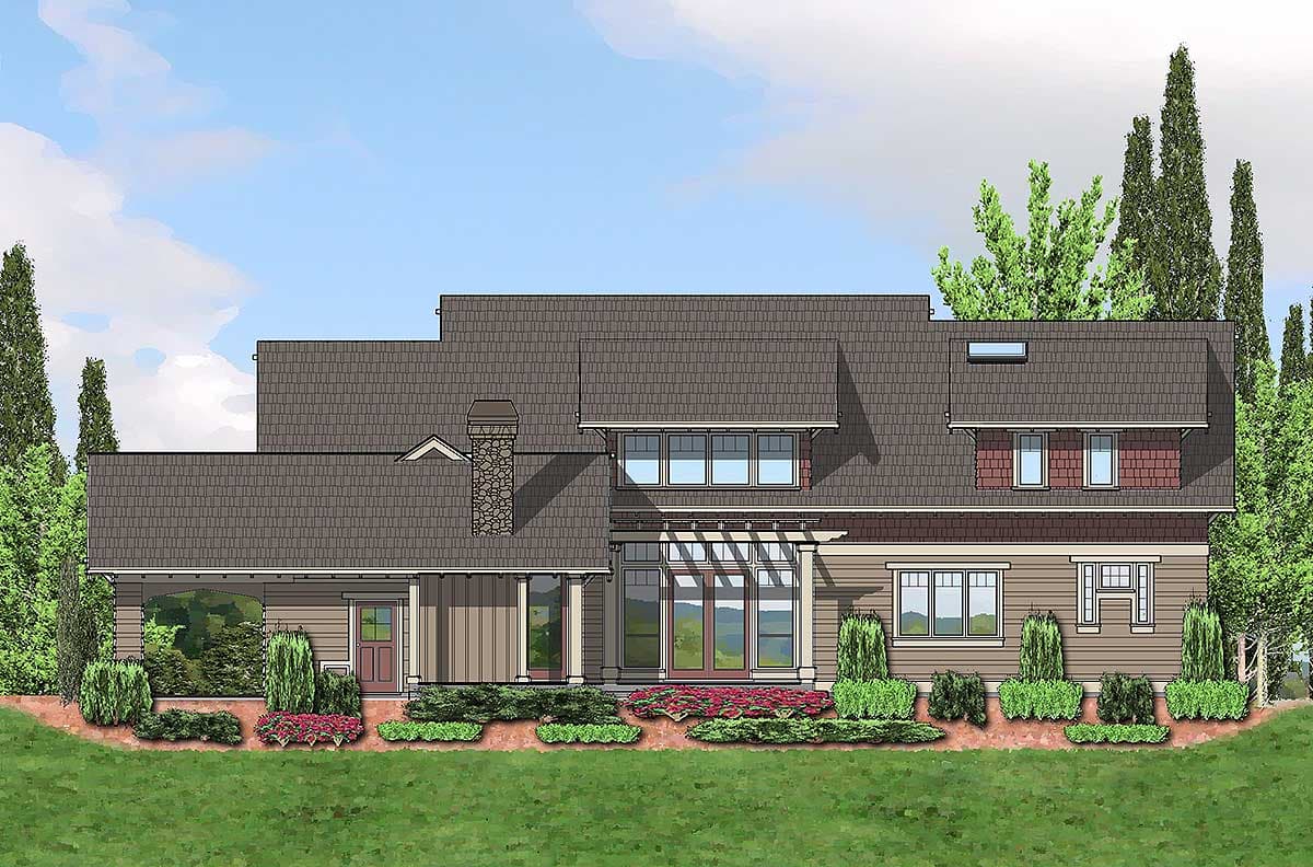 Plan 69144AM: Three Level Plan with Warmth and Elegance - Image #14 - Craftsman, Mountain, Northwest