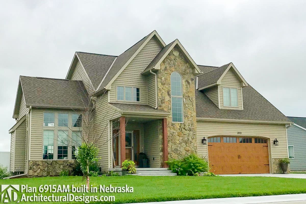 build gallery item - House Plan 6915AM comes to life in Nebraska!