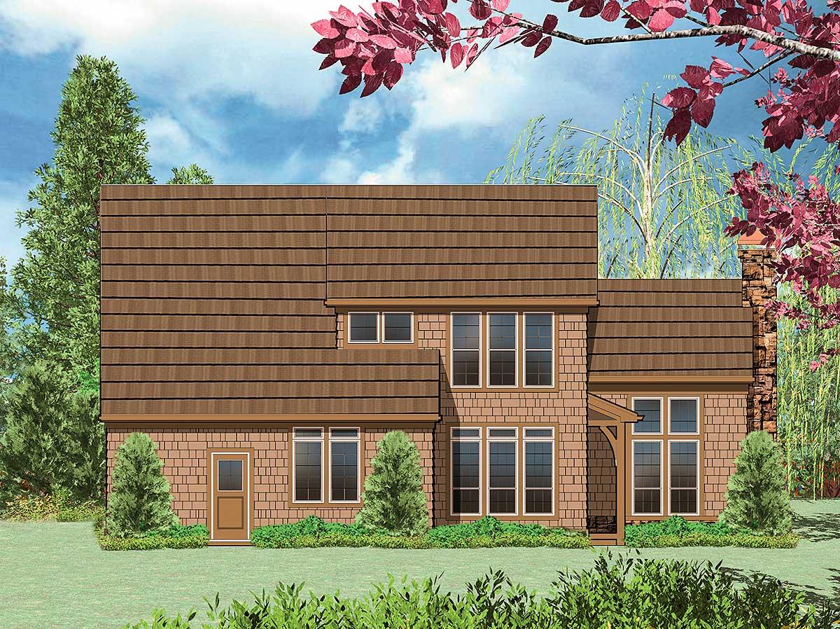 Plan 6915AM: Compact and Comfortable Home Plan with 2 to 4 Bedrooms - 1698 Sq Ft - Image #6 - European, Northwest, Traditional