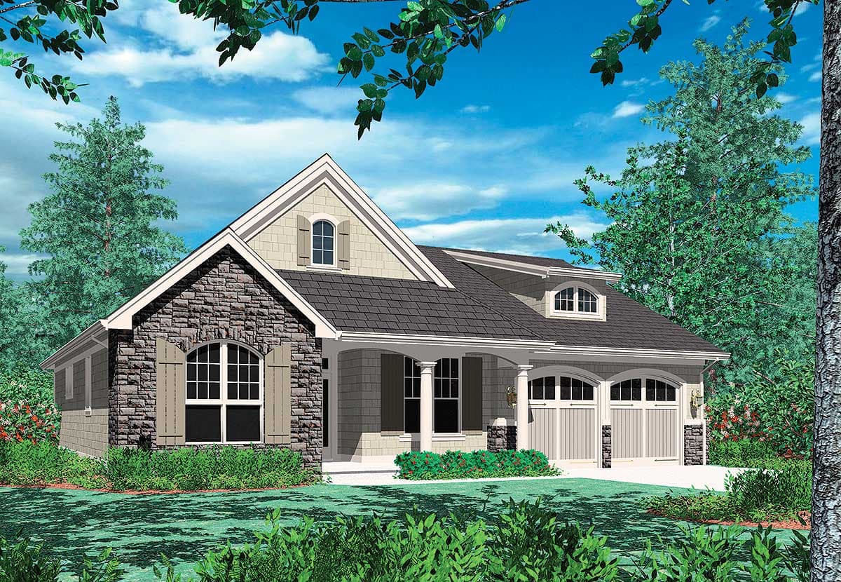 Plan 6920AM: Craftsman Cottage with One-Level Living - 1580 Sq Ft - Image #7 - Craftsman, Northwest