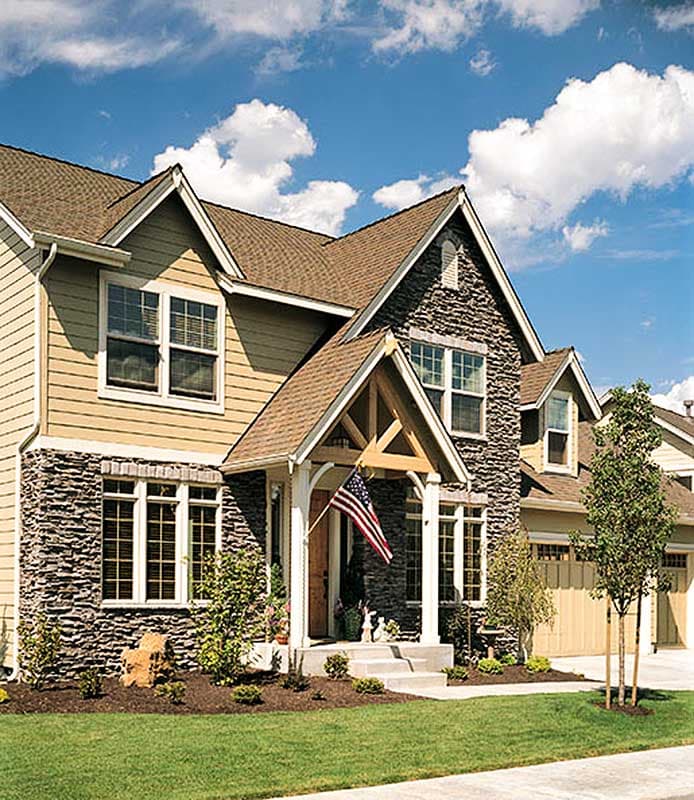 Plan 69208AM: 2-Story House Plan with Vaulted Master Suite and Bonus Room - Image #4 - Traditional