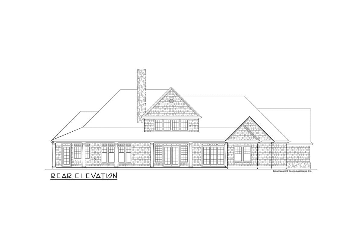 Plan 69233AM: Wide Central Hall Leads to Sitting Area - Image #6 - Northwest, Shingle, Traditional